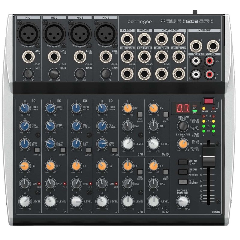 Mezcladora Behringer XENYX 1202SFX
