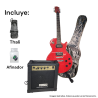 Paquete Guitarra Electrica LesPaul Bellator Color Rojo