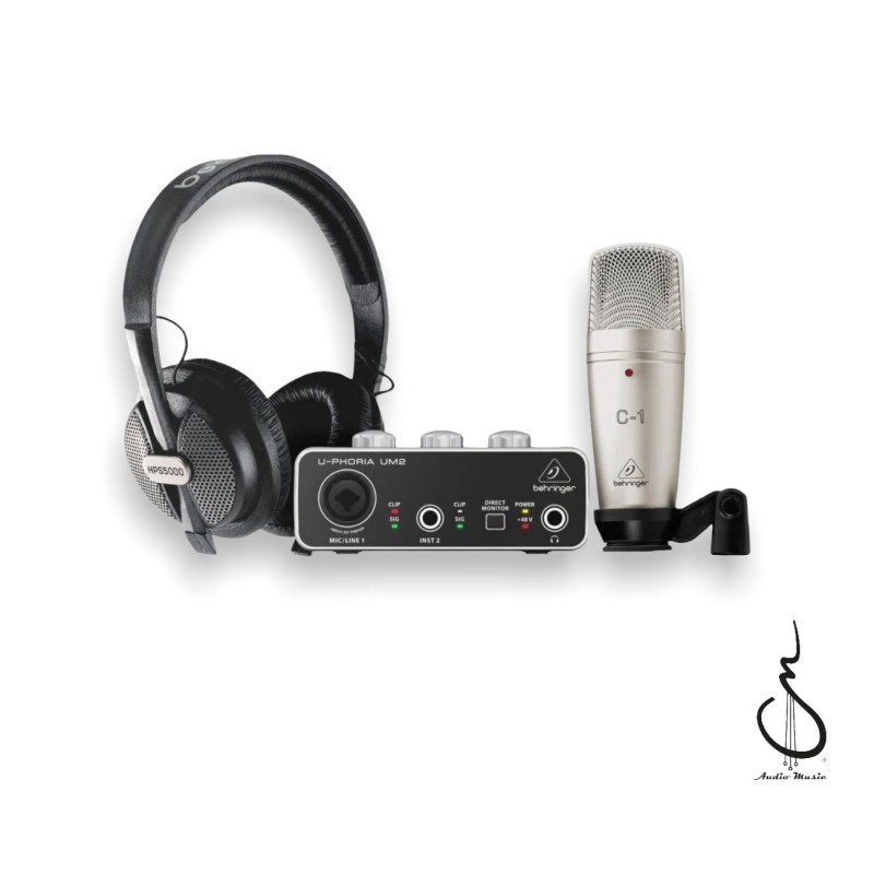 UPHORIAST Sistema Completo De Grabacion Behringer U Phoria Studio Set