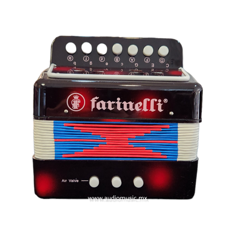 Acordeon Infantil 7 Botones 2 Bajos Farinelli Acordeon para Niños Niñas