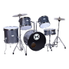 Bateria Extreme EXBT079 de 5 piezas, color gris sparkle