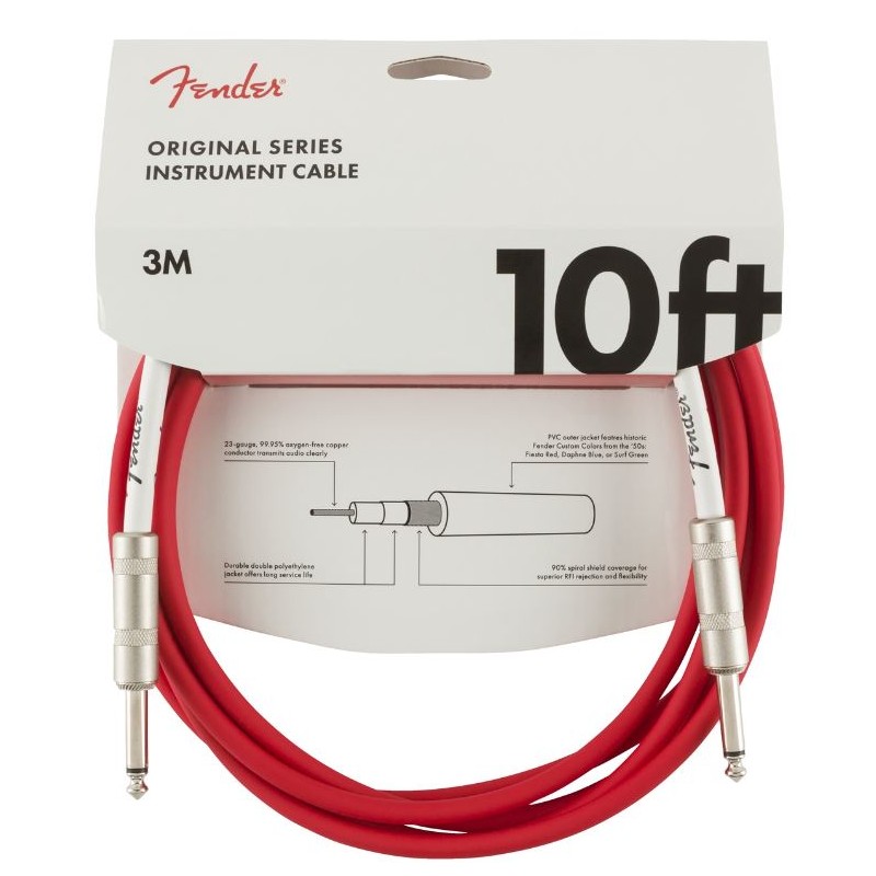 Cable Plug-Plug para Instrumento Fender