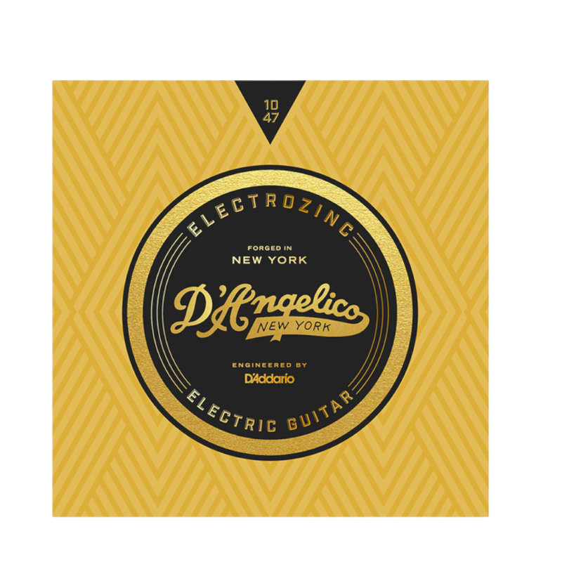 Cuerdas de Guitarra Electrica D’angelico con D’addario DAJ1047 Calibre 10-47