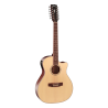 Docerola Electroacustica Natual Mate GAMEDX12OP Cort – Electroacustica 12 Cuerdas